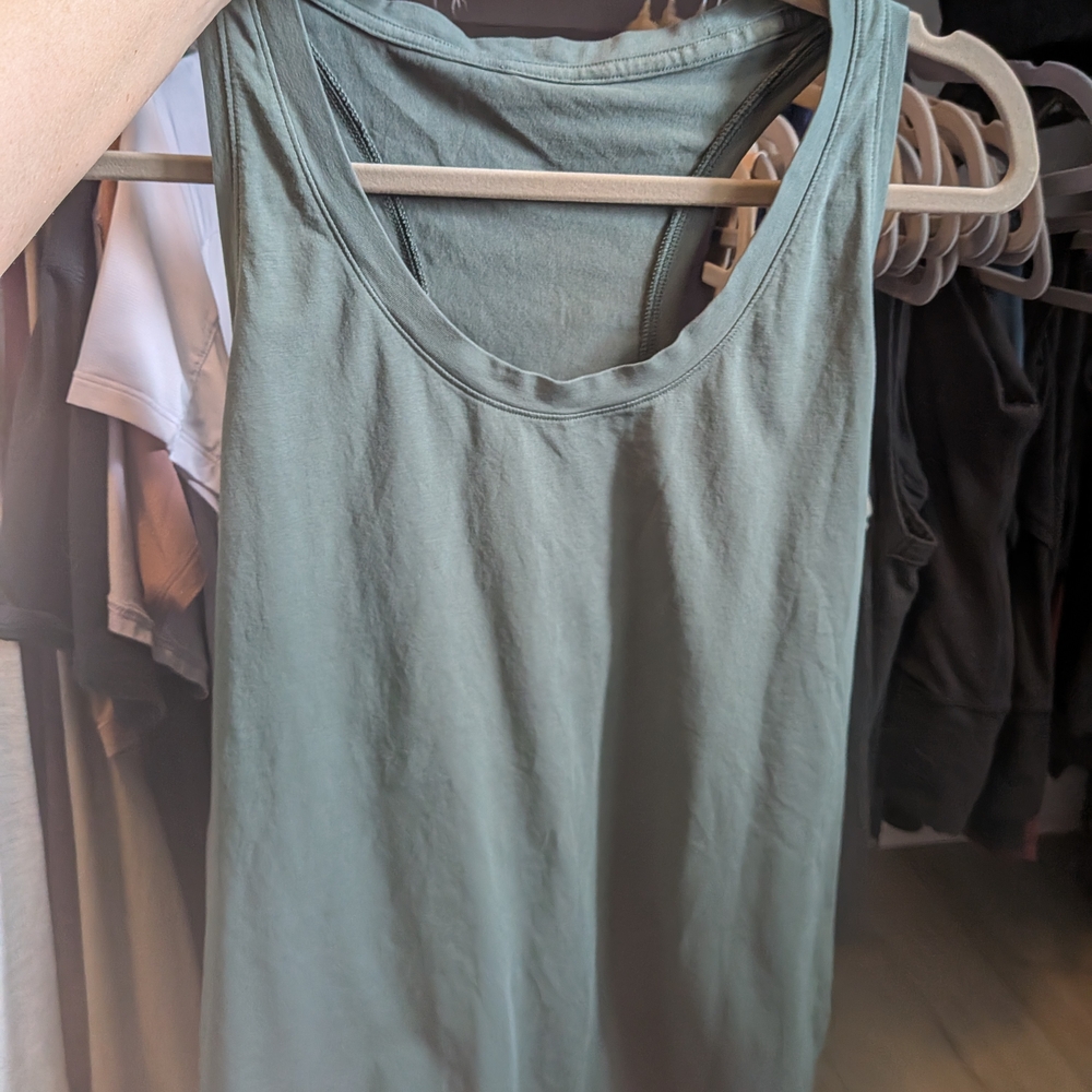 lululemon athletica Sage Green Tank Top